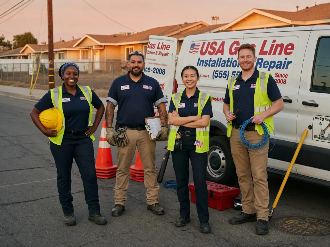 Gas Line Installation company in New London, TX